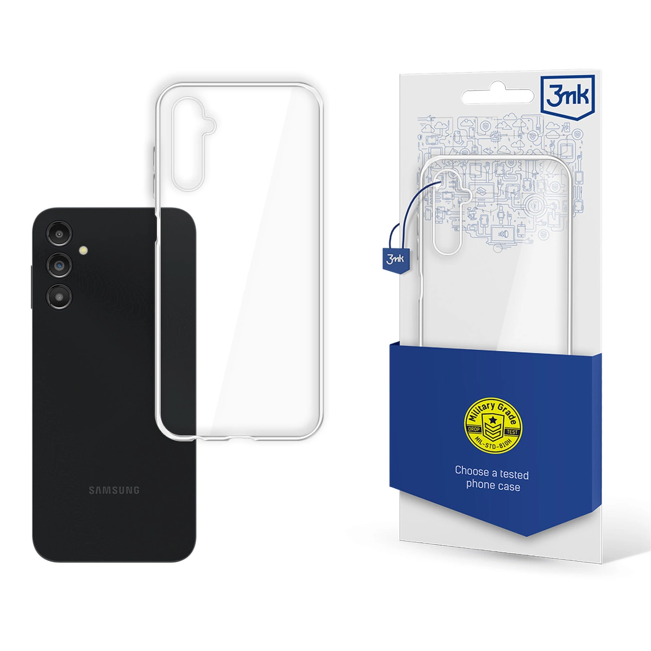 3mk Samsung Galaxy A14 4G / 5G Case Clear Case, Transparent
