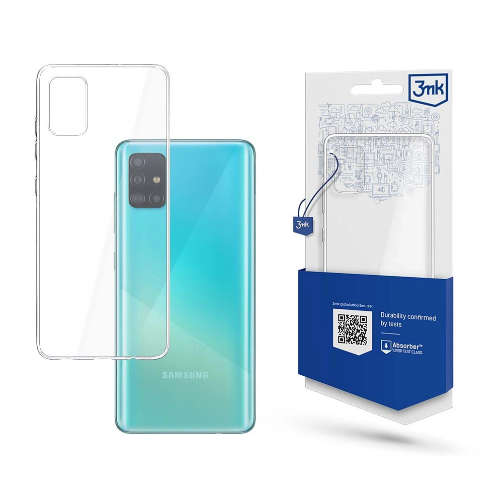 Samsung Galaxy A51 (SM-A515F) 3MK Clear Case Cover, Transparent