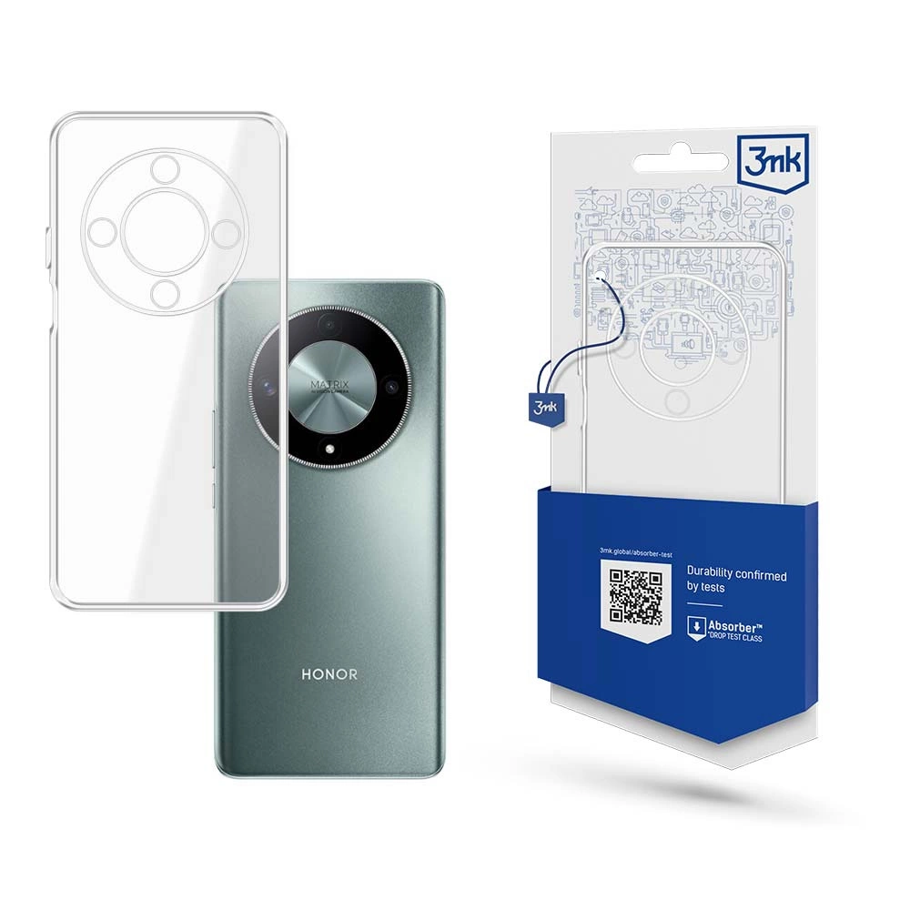 Honor Magic6 Lite 5G 3MK Clear Case Cover, Transparent | Caurspīdīgs Silikona Vāciņš Maciņš Apvalks Bampers