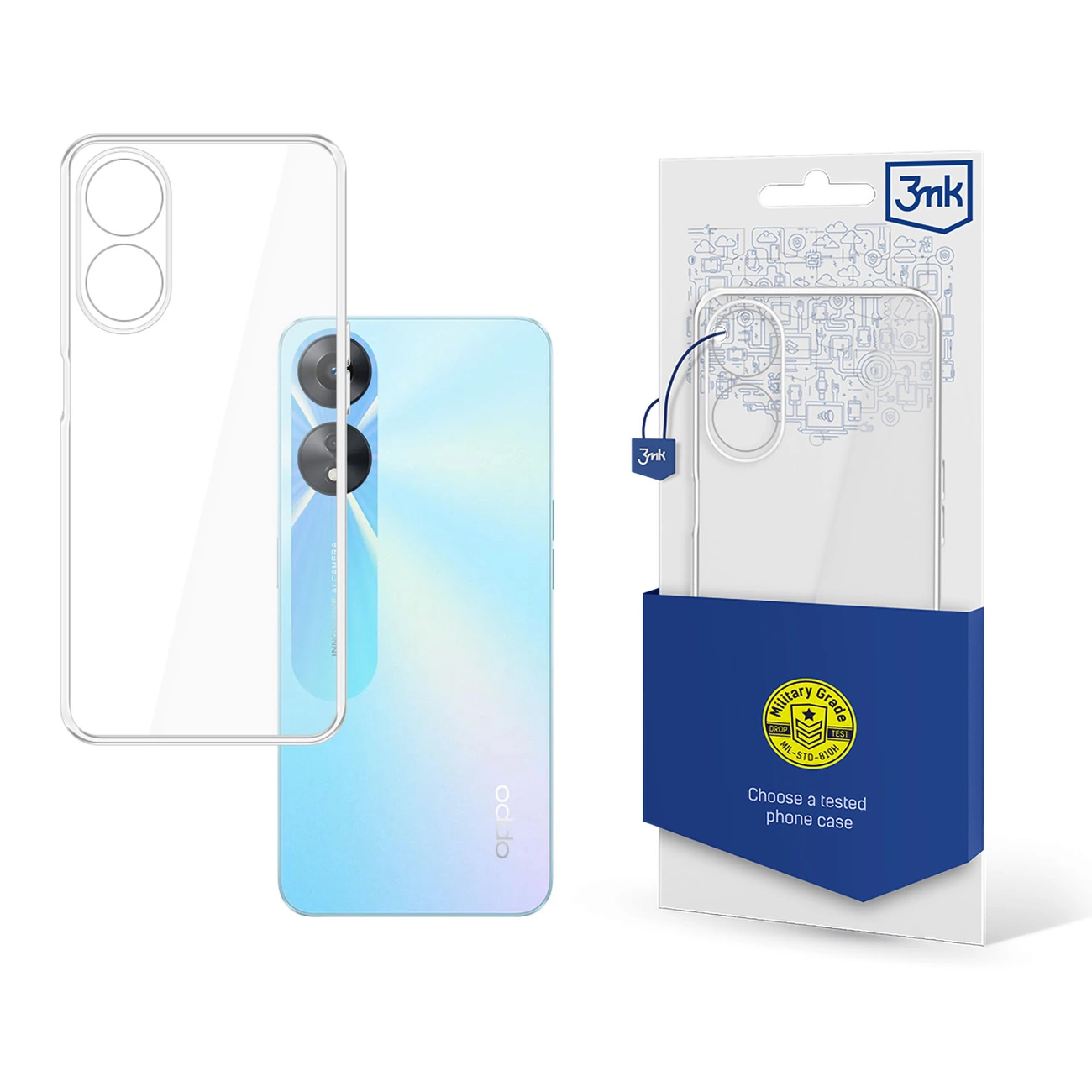 Прозрачный чехол 3mk Clear Case для Oppo A58 5G