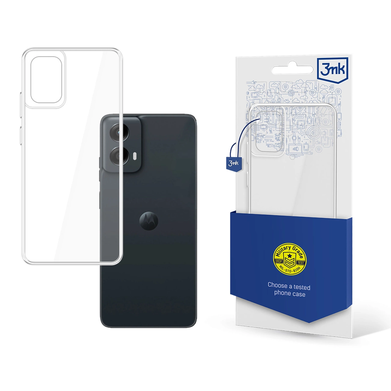 Motorola Moto G Stylus 5G 2024 3MK Clear Case Cover, Transparent