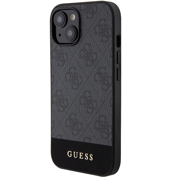 Чехол Guess 4G Stripe Collection для iPhone 15 / 14 13 - серый