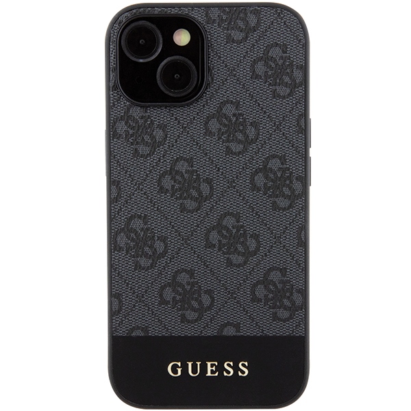 Чехол Guess 4G Stripe Collection для iPhone 15 / 14 13 - серый
