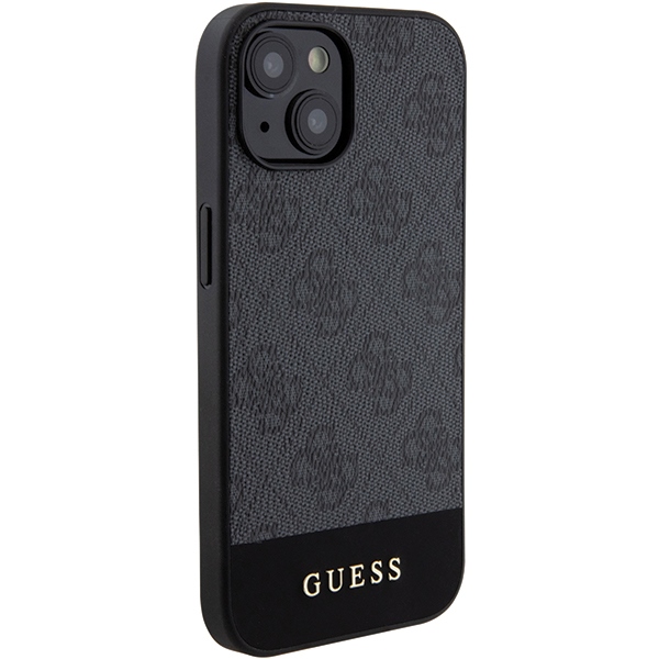 Чехол Guess 4G Stripe Collection для iPhone 15 / 14 13 - серый