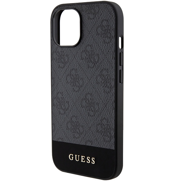 Чехол Guess 4G Stripe Collection для iPhone 15 / 14 13 - серый