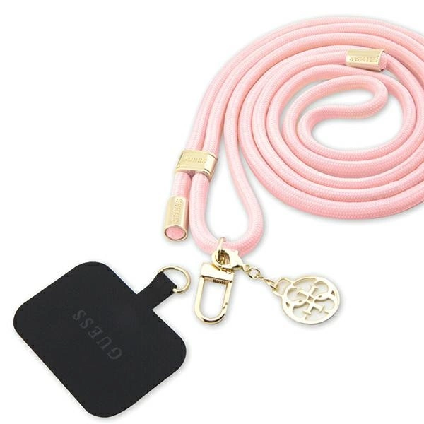 Ремешок для телефона Guess Nylon 4G Metal Charm CBDY Cord - розовый