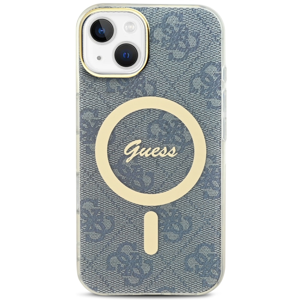 Guess IML 4G MagSafe case for iPhone 15 / 14 / 13 - blue