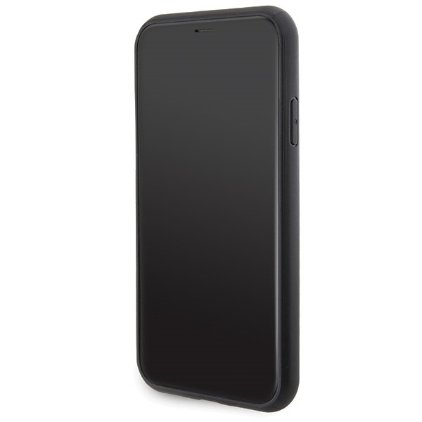 Karl Lagerfeld iPhone 11 / XR vāciņš Quilted K Pattern, melns