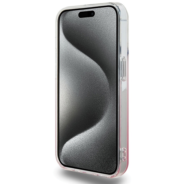 Hello Kitty iPhone 14 Pro Max Case IML Gradient Electrop Kitty Head, Pink