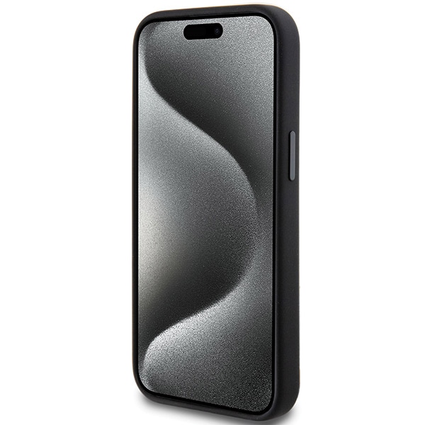 Mercedes AMG Silicone Carbon Pattern MagSafe vāciņš iPhone 13 / 14 / 15, melns