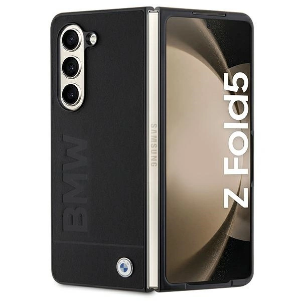 Чехол BMW Signature Logo Imprint для Samsung Galaxy Z Fold 5 - черный
