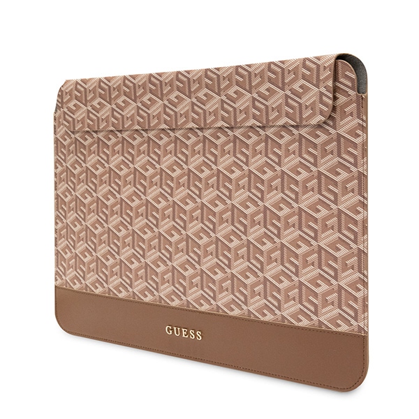 Guess GCube Stripes Laptop Sleeve 16\", Brown