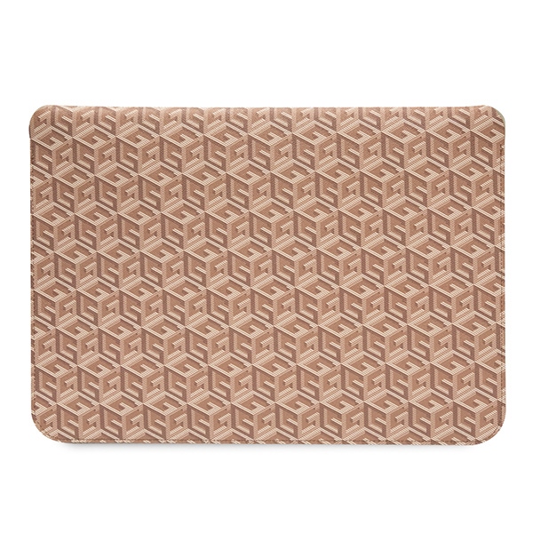 Guess GCube Stripes Laptop Sleeve 16\", Brown