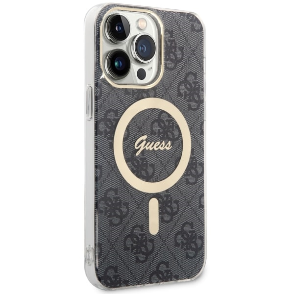Guess iPhone 14 Pro Max Case 4G MagSafe, Black