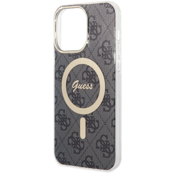 Guess iPhone 14 Pro Max Case 4G MagSafe, Black
