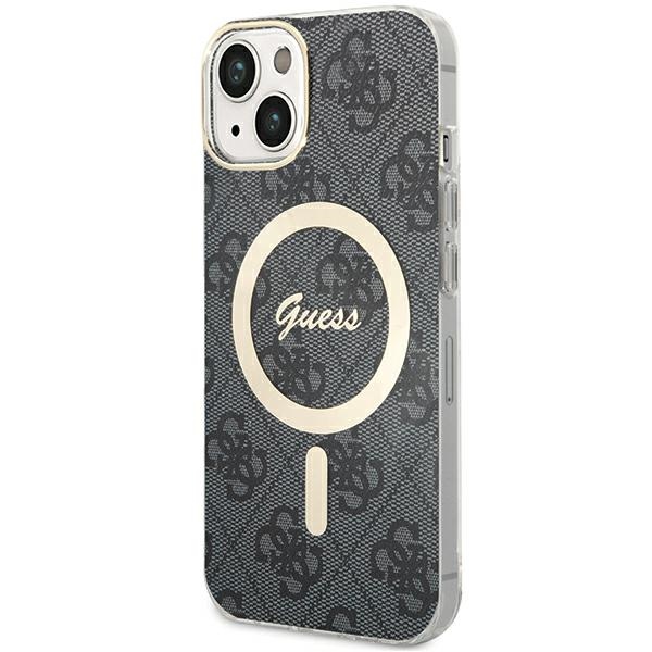 Guess iPhone 15 Plus / 14 Plus Case 4G MagSafe, Black