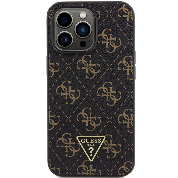 Guess 4G Triangle Metal Logo case for iPhone 13 Pro / iPhone 13 - black