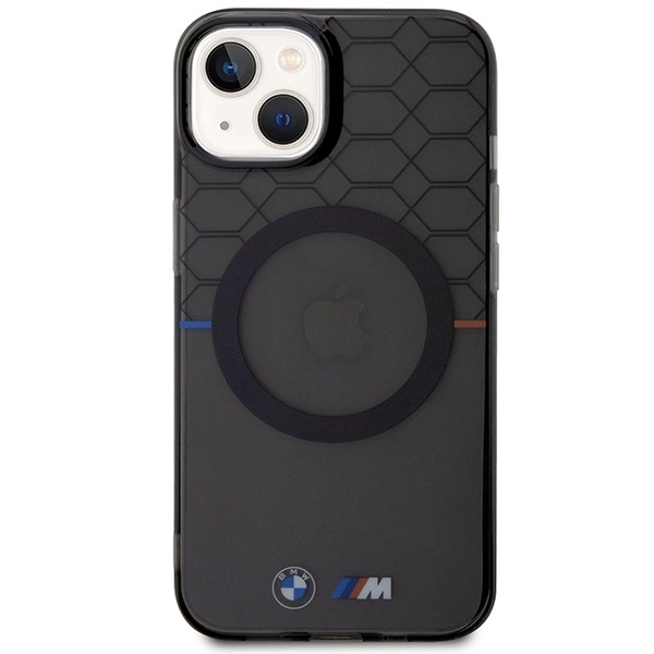 Чехол BMW Pattern MagSafe для iPhone 15 / 14 13 - серый