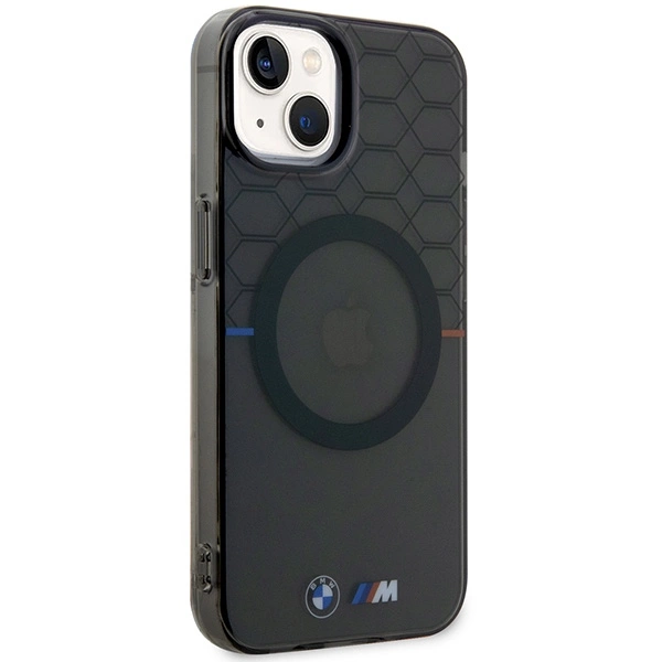 Чехол BMW Pattern MagSafe для iPhone 15 / 14 13 - серый