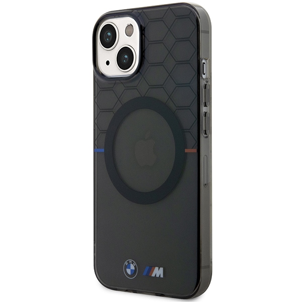 Чехол BMW Pattern MagSafe для iPhone 13 / 14 15 - серый