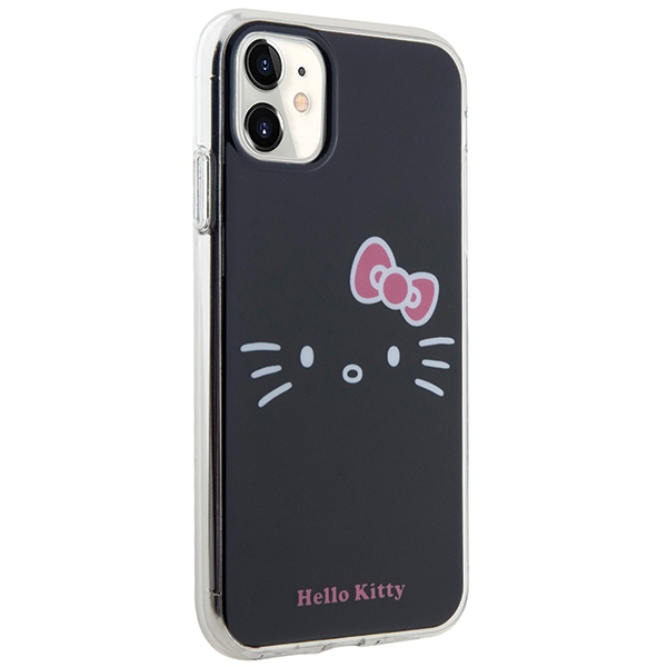 Чехол Hello Kitty для iPhone 11 / XR IML Kitty Face, черный