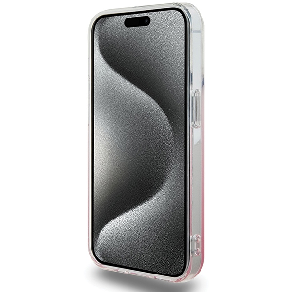 Hello Kitty iPhone 14 Pro vāciņš IML Gradient Electrop Kitty Head, rozā