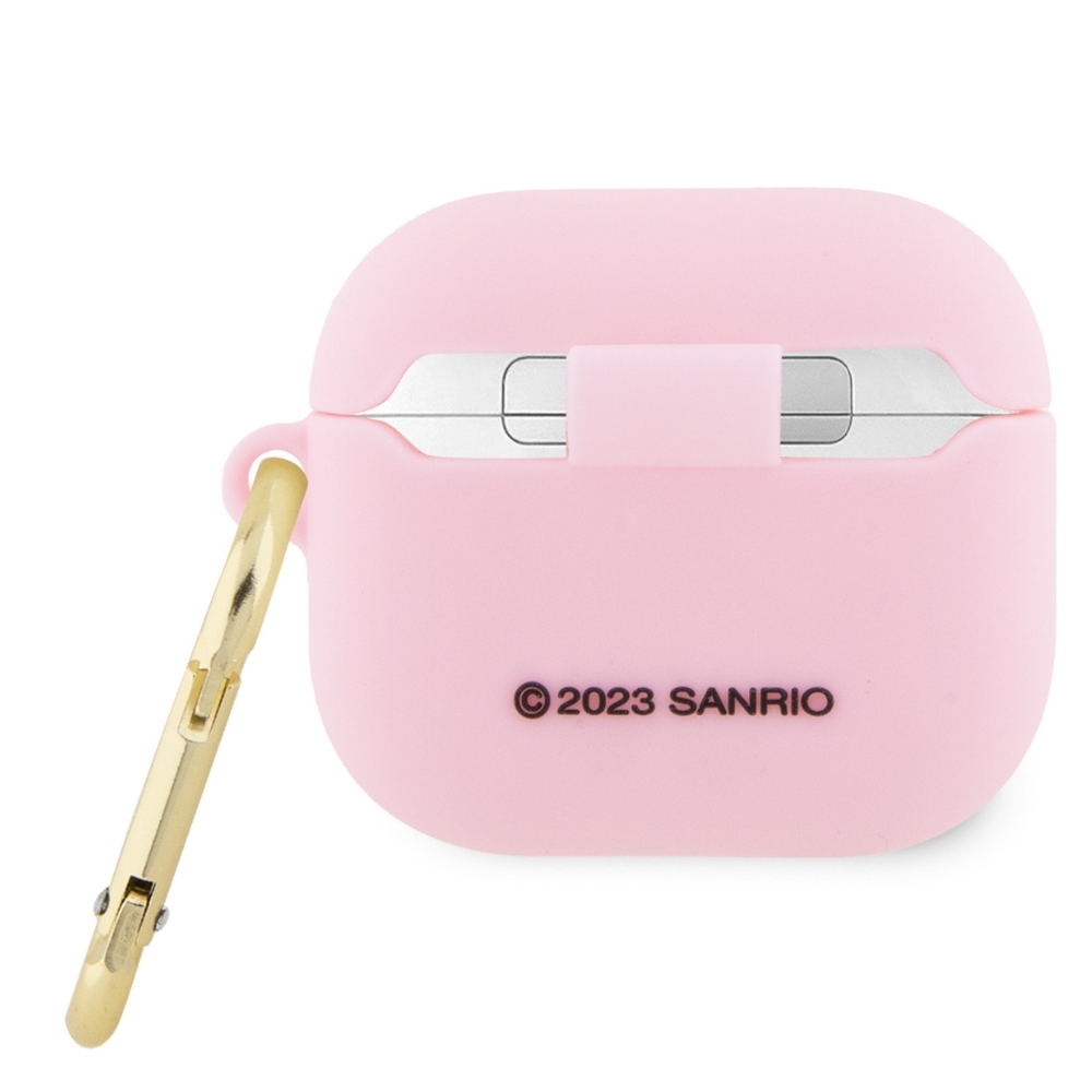 Чехол Hello Kitty для AirPods 3 Silicone 3D Kitty Head, розовый