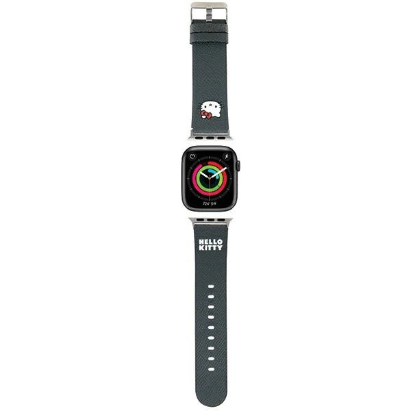 Ремешок Hello Kitty для Apple Watch 38/40/41 mm Kitty Head, черный