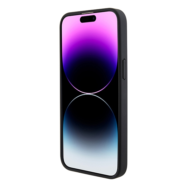 Ferrari iPhone 15 Pro vāciņš Perforated Waves Metal Logo, sarkans