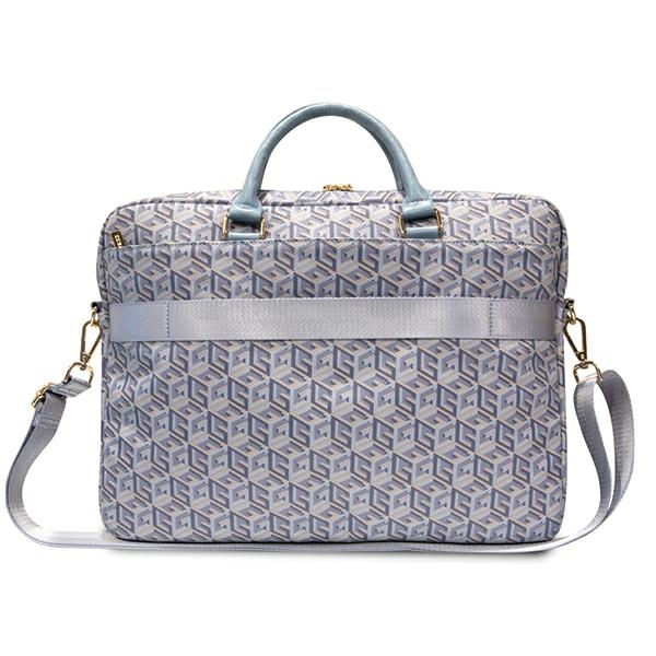 Guess Laptop Bag 16\" GCube Stripes, Blue