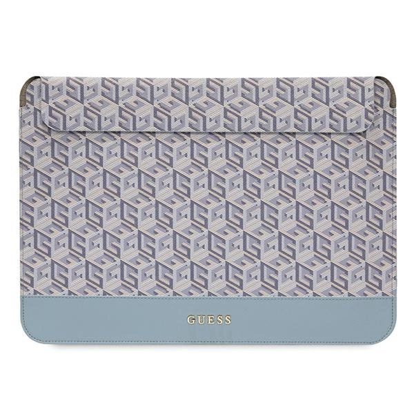 Guess klēpjdatora vāciņš 14" GCube Stripes, zils