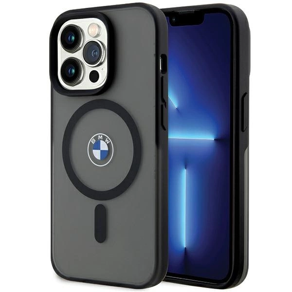 BMW IML Signature MagSafe korpuss iPhone 15 Pro Max - melns | Case for black
