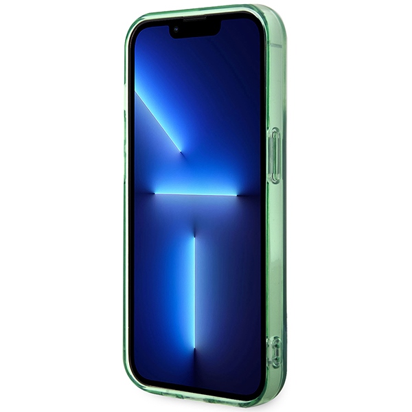 BMW iPhone 15 Pro vāciņš M Tricolor Stripes MagSafe, zaļš