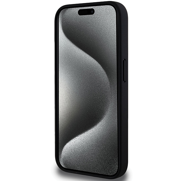 BMW Perforated Tricolor Line case for iPhone 15 Pro Max - black