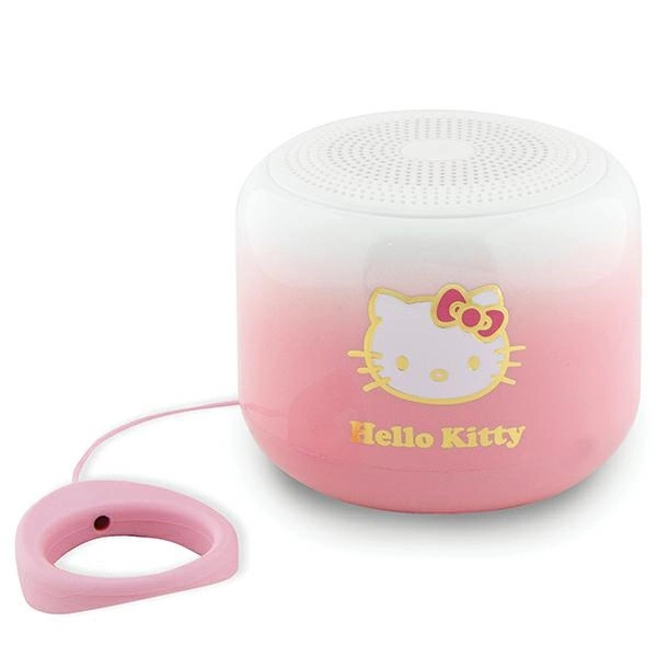 Bluetooth колонка Hello Kitty Electroplate Gradient, розовая