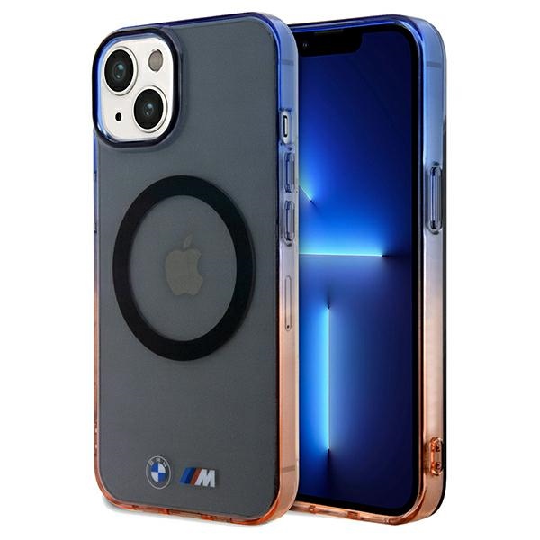 BMW iPhone 15 Plus / 14 Plus Case Gradient Bumper MagSafe, Gray