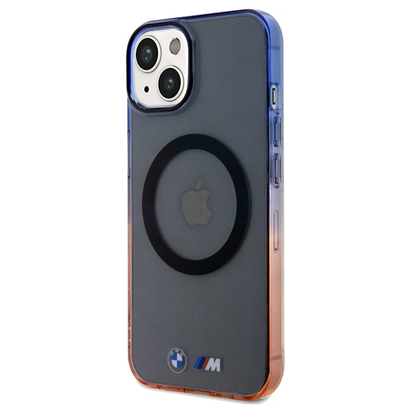 BMW iPhone 15 Plus / 14 Plus vāciņš Gradient Bumper MagSafe, pelēks