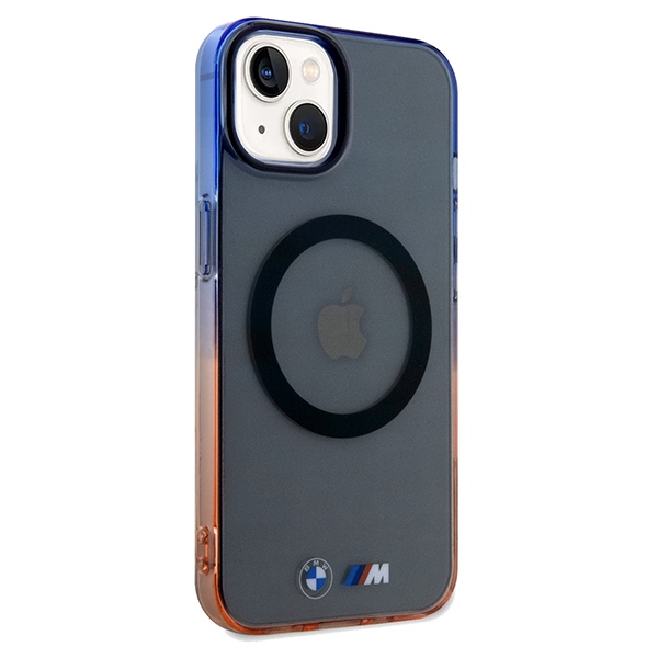 Чехол BMW Gradient Bumper MagSafe для iPhone 15 / 14 13 - серый