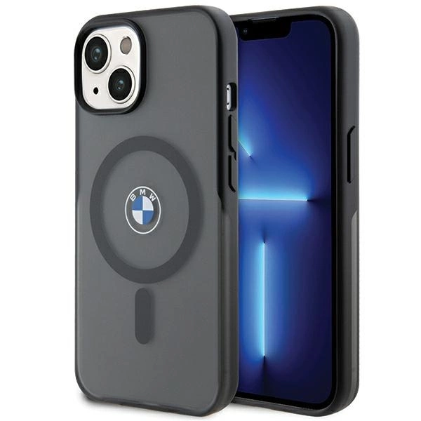 Чехол BMW Signature MagSafe для iPhone 15 / 14 / 13 - Черный