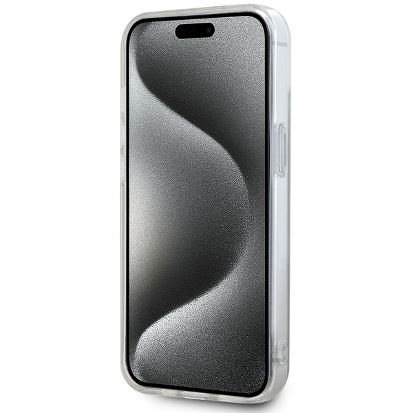 Чехол DKNY для iPhone 15 / 14 / 13 IML Checkered Mono Pattern MagSafe, бежевый