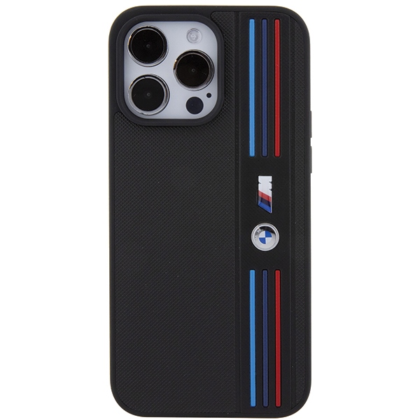 BMW Tricolor M Collection case for iPhone 15 Pro - black