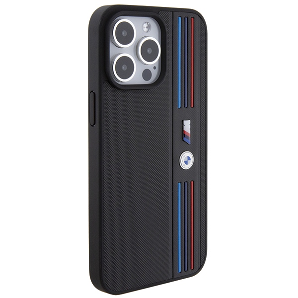 BMW Tricolor M Collection case for iPhone 15 Pro - black