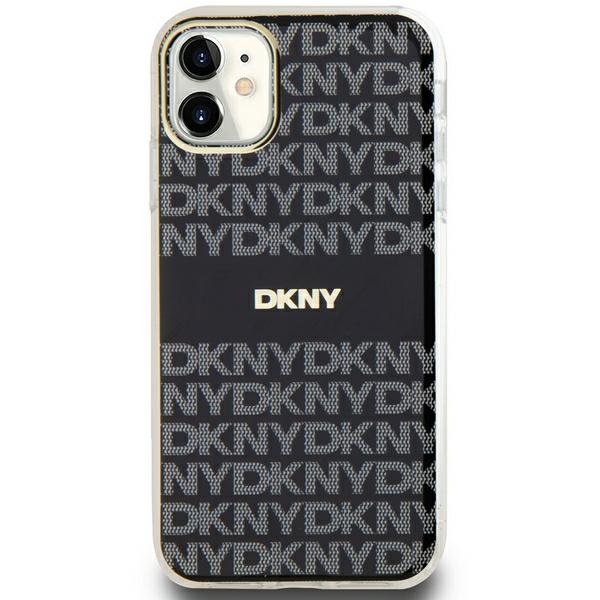 DKNY iPhone 11 / XR Case IML Mono & Stripe MagSafe, Black
