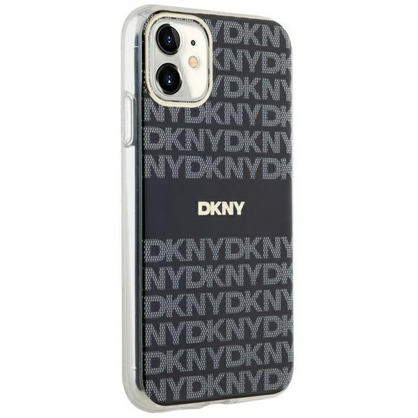 DKNY iPhone 11 / XR Case IML Mono & Stripe MagSafe, Black