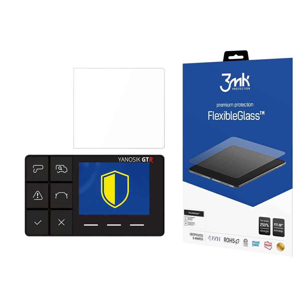 Yanosik GTR 3MK Flexibleglass Lokāms Aizsargstikls | Tempered Glass Screen Protector