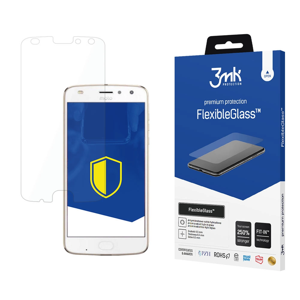 Motorola Moto Z2 Play 3MK Flexibleglass Tempered Glass Screen Protector