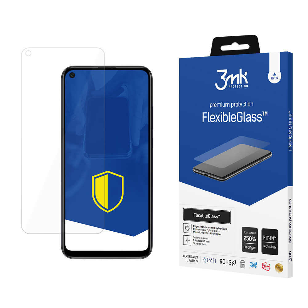 Huawei P40 Lite E 3MK Flexibleglass Гибкое Стекло | Tempered Glass Screen Protector