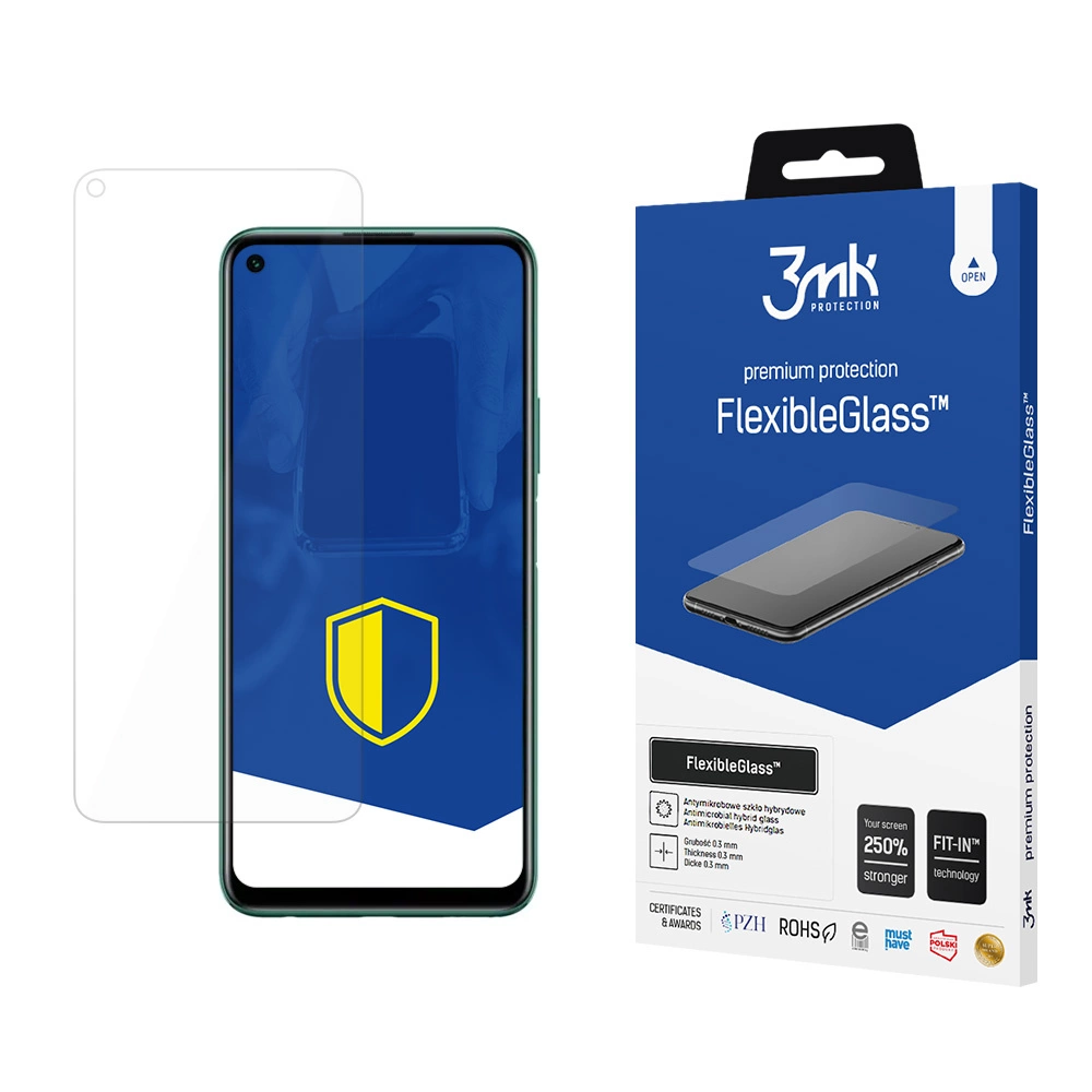 Huawei P40 Lite 5G 3MK Flexibleglass Гибкое Стекло | Tempered Glass Screen Protector