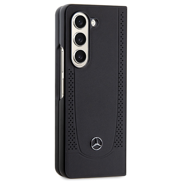 Чехол Mercedes для Samsung Galaxy Z Fold 5 Leather Urban, черный