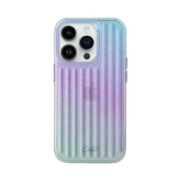 Uniq Coehl Lineārais korpuss iPhone 14 Pro Max - zils un rozā krāsā | Linear case for blue and pink